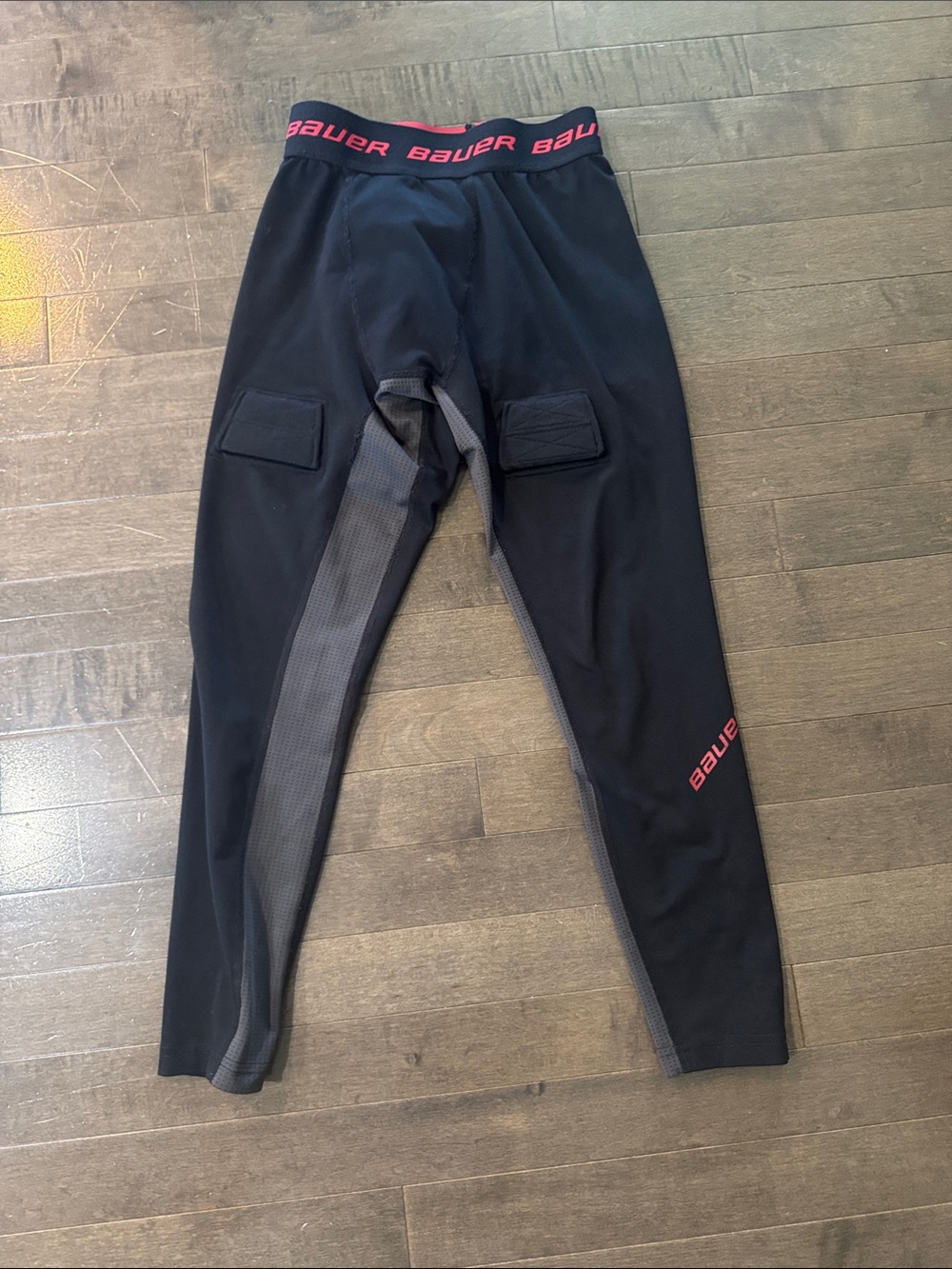 Bauer Youth Black Compression Fit Pants
